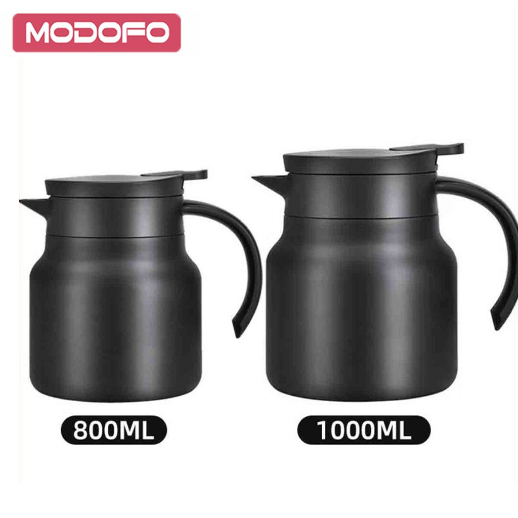 MODOFO Thermal Insulation Portable Stainless-Steel Teapot With Filter