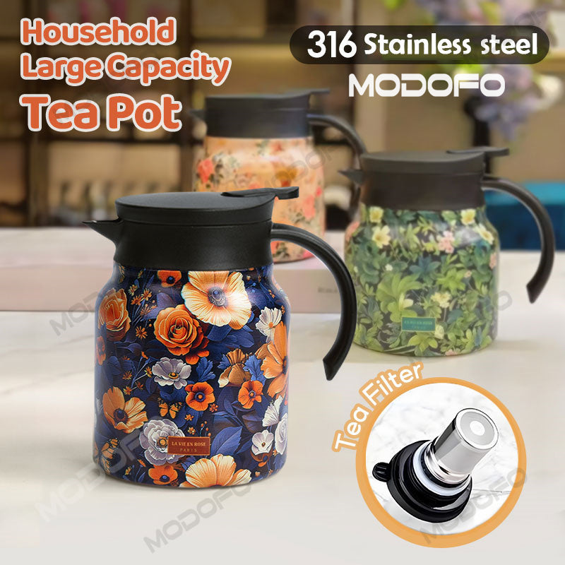 MODOFO 316 stainless steel customized teapot is a cost-effective choice for portable use