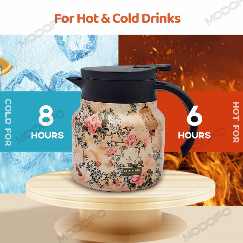 MODOFO 316 Constant Temperature Stainless Steel Teapot Multi-function Stewing Universal 1000ML Large Capacity