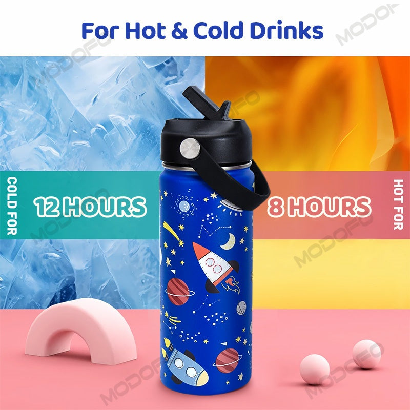 MODOFO 18oz Kids Cute Cartoon Series Drinking Cup
