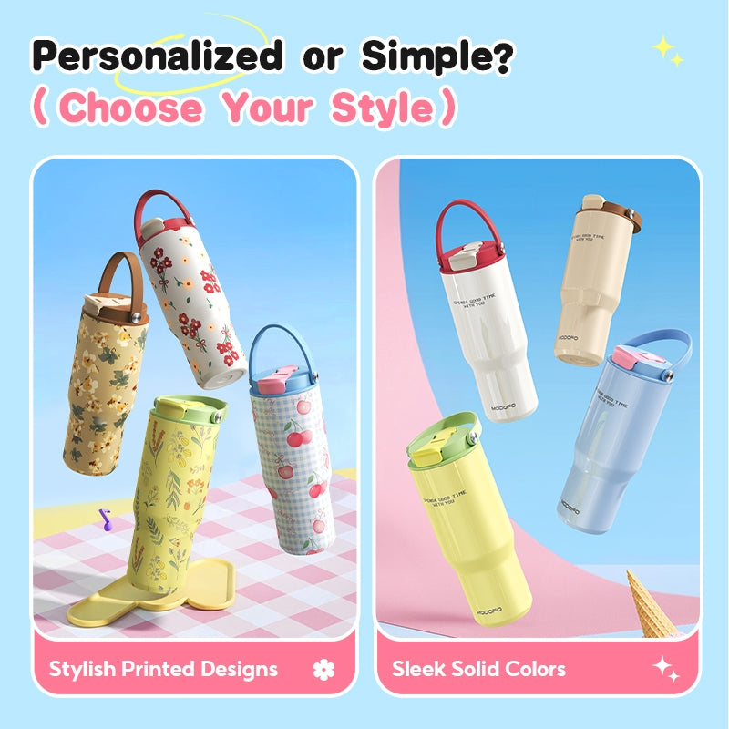 MODOFO 32 oz Select Drinking Tumbler with Bounce Straw