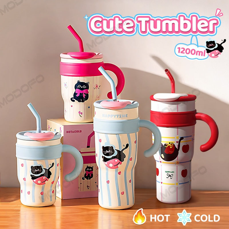 MODOFO Cute Cartoon Style 316 Stainless Steel Portable Water Bottle