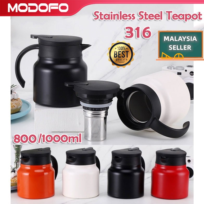 MODOFO 316 stainless steel customized teapot is a cost-effective choice for portable use