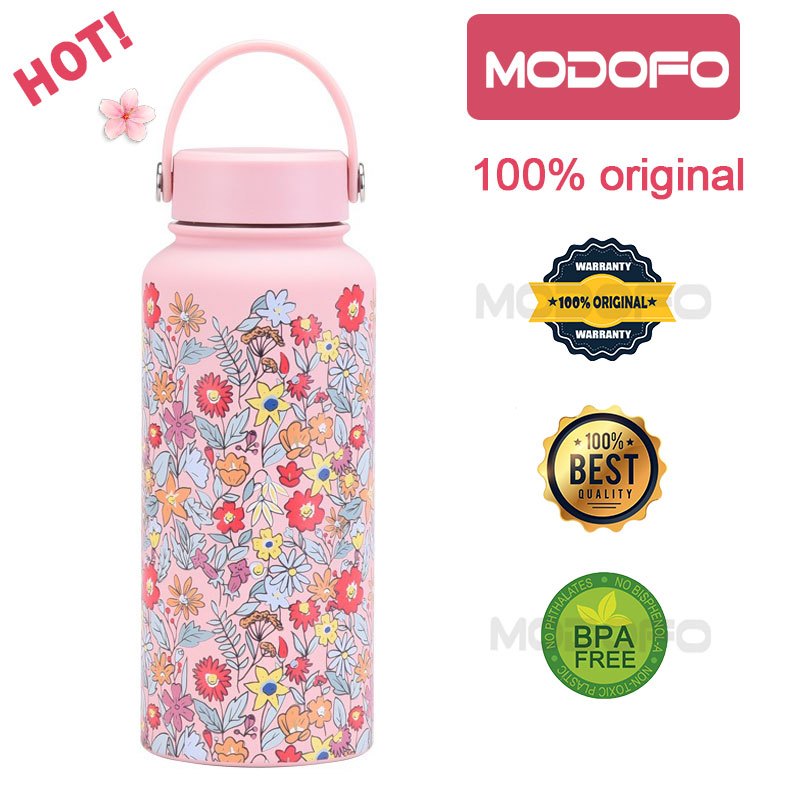 MODOFO 1000ml Insulated Tumbler with Straw – Everyday Thermal Bottle