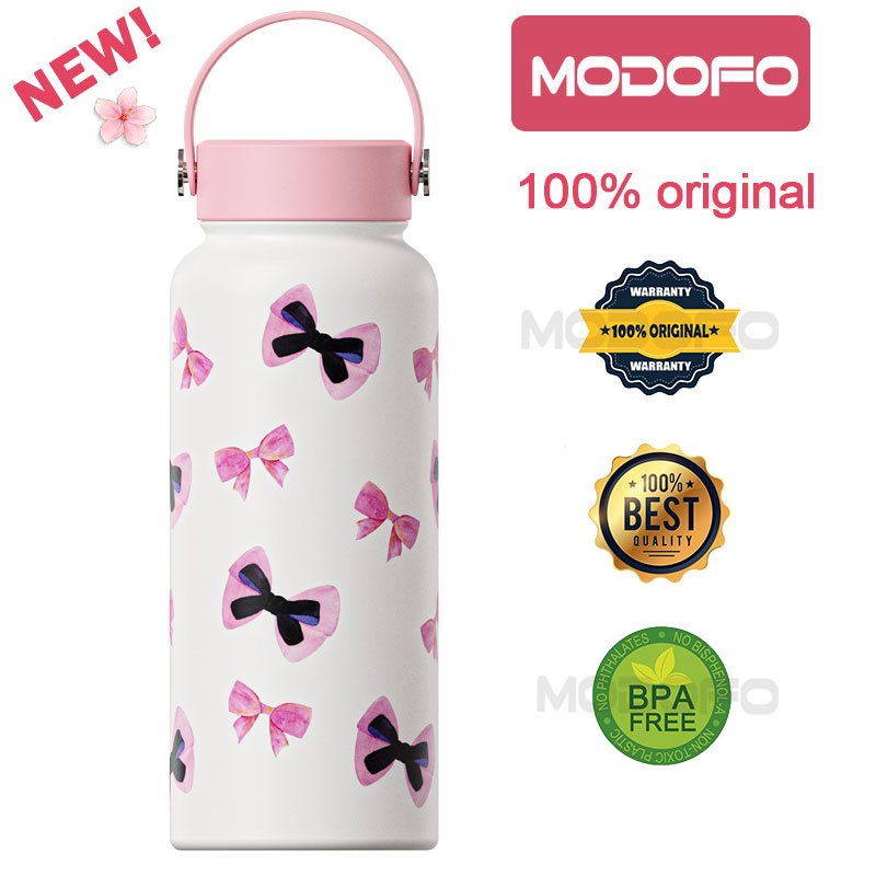 MODOFO 1000ML Large Volume Thermos Cup Printing Series Essential for Hydration