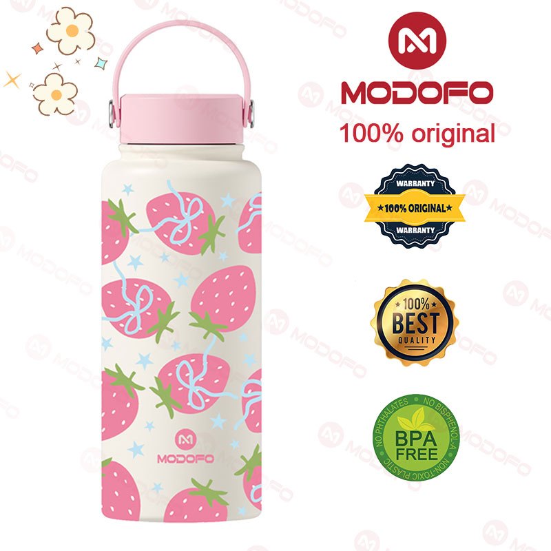 MODOFO 1000ml Insulated Tumbler with Straw – Everyday Thermal Bottle