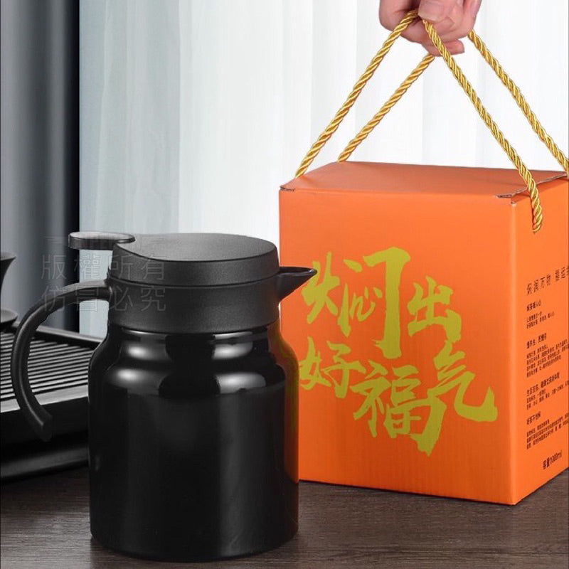MODOFO Portable Stainless Steel Thermal Insulation Teapot