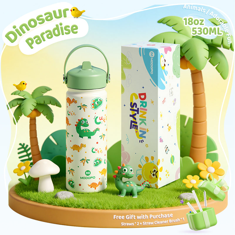 MODOFO 18oz Kids Cute Cartoon Series Drinking Cup
