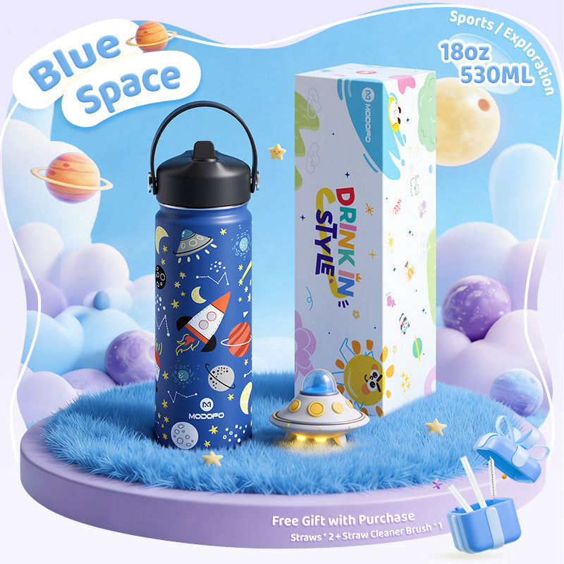 MODOFO 18oz Kids Cute Cartoon Series Drinking Cup