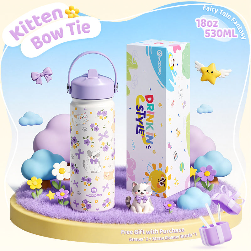 MODOFO 18oz Kids Cute Cartoon Series Drinking Cup